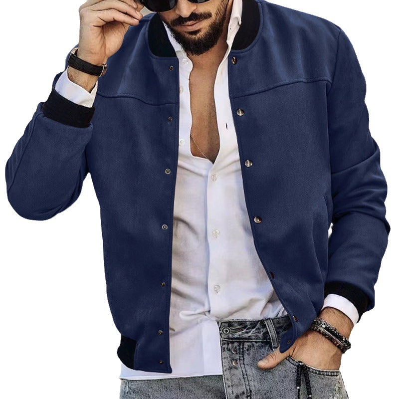Men's bomber jacket in a casual style with practical pockets Lisslune