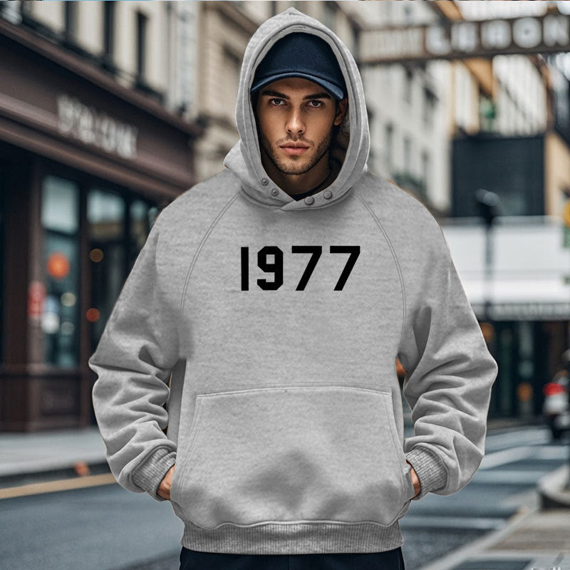 Men's Cozy Hoodie with Unique Design and Practical Pockets Lisslune