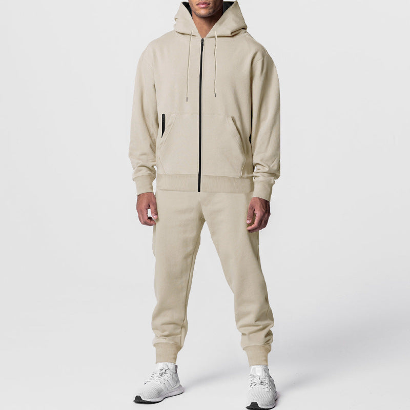 Men's sports hoodie set with breathable fabric technology Lisslune