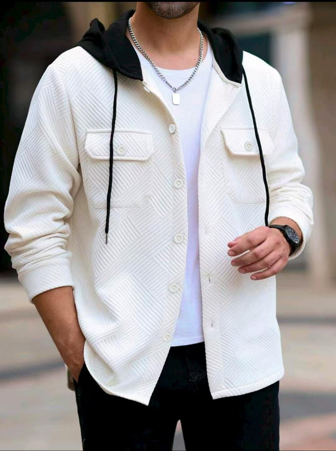 Men's Casual Overshirt Jacket Lisslune