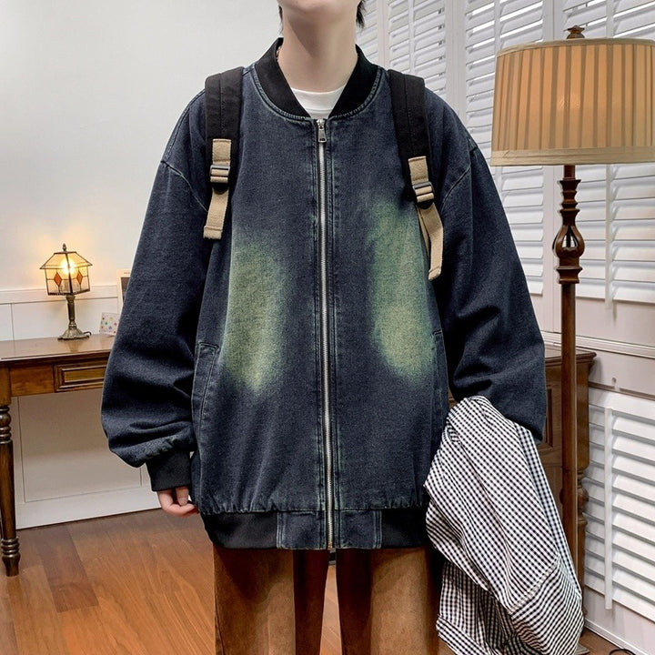 Men's relaxed cotton jacket in casual style Lisslune