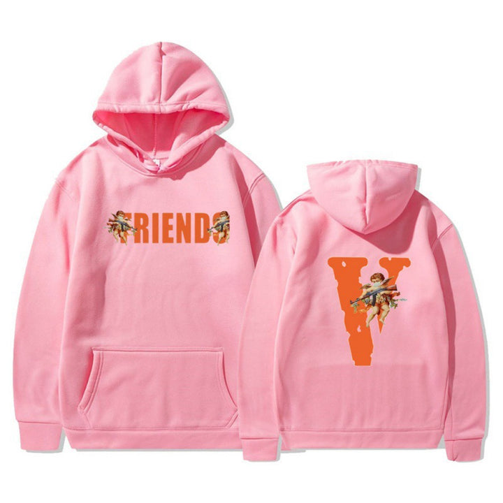 Women's hoodie with characteristic front and back print Lisslune