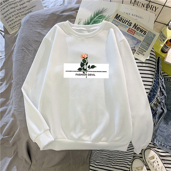 Women’s sweatshirt with floral motif Lisslune