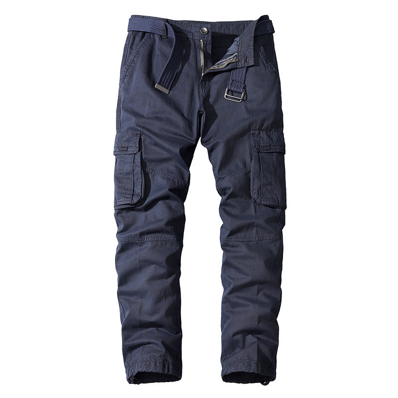 Men's multifunctional cargo pants with elastic waistband and practical side pockets Lisslune