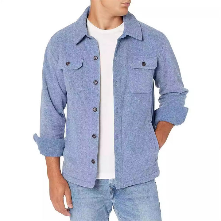 Men's fleece jacket with practical pockets Lisslune