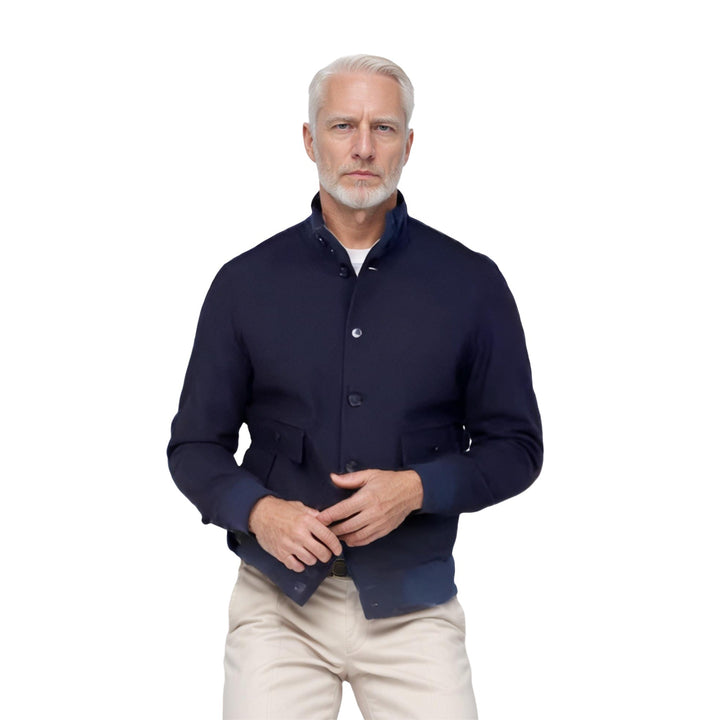 Men's fashionable wool jacket with warm lining Lisslune