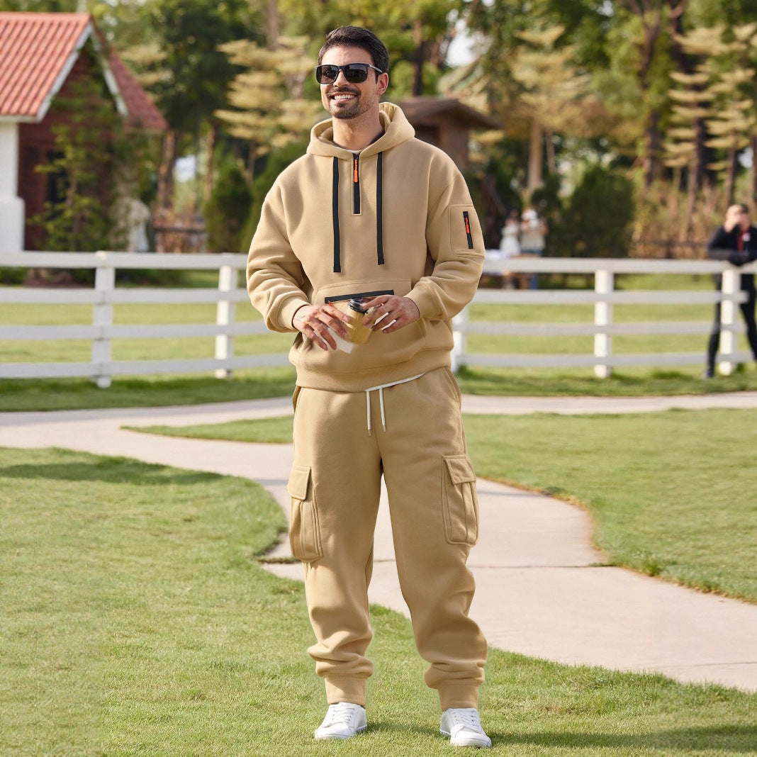 Men's tracksuit with practical pocket design Lisslune