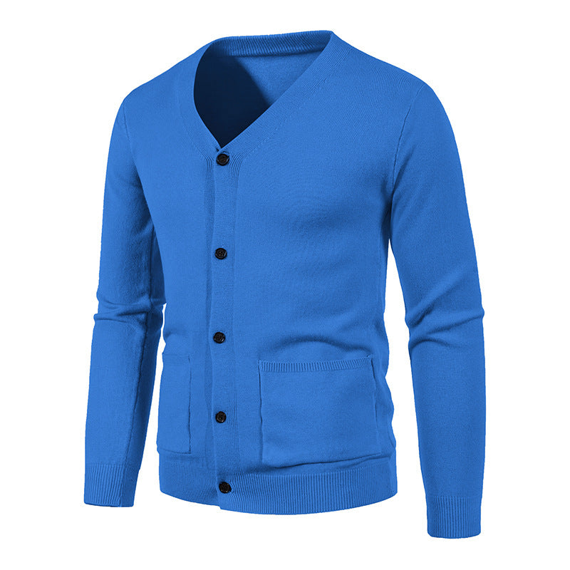 Men's Fine Knit Cardigan Lisslune