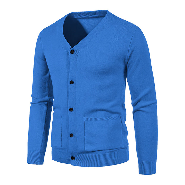 Men's Fine Knit Cardigan Lisslune