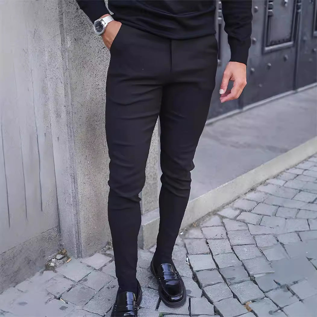 Men's Slim-Fit Pants with innovative stretch material Lisslune