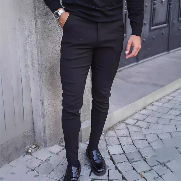 Men's Slim-Fit Pants with innovative stretch material Lisslune