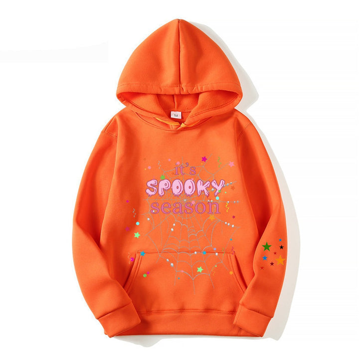 Women cozy hoodie with graphic Halloween design Lisslune