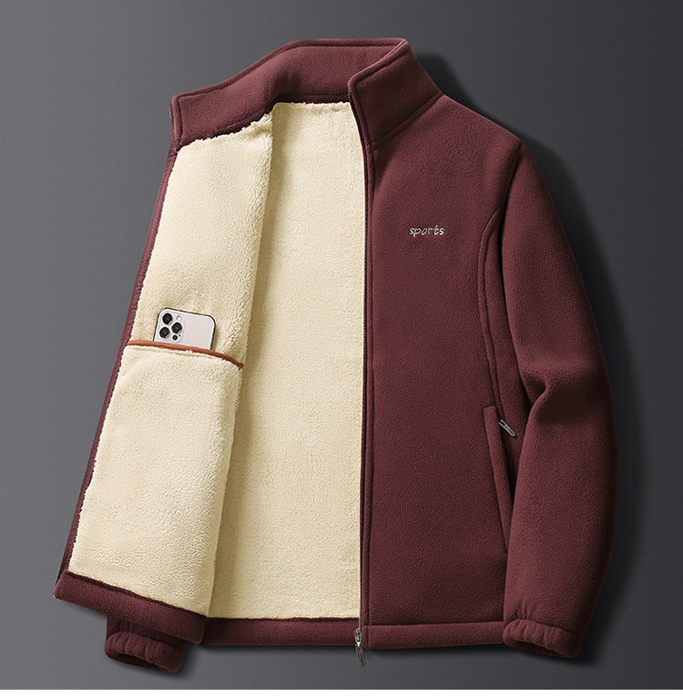 Men's fleece jacket with cozy inner lining Lisslune
