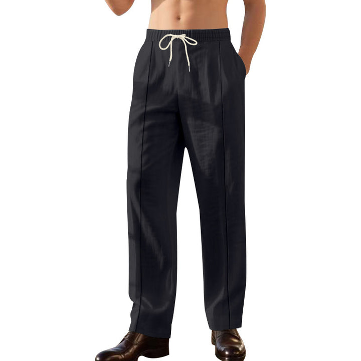 Men's elegant leisure pants with adjustable waistband Lisslune