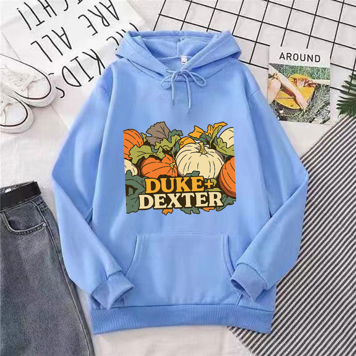 Women's hoodie with cheerful pumpkin motif Lisslune
