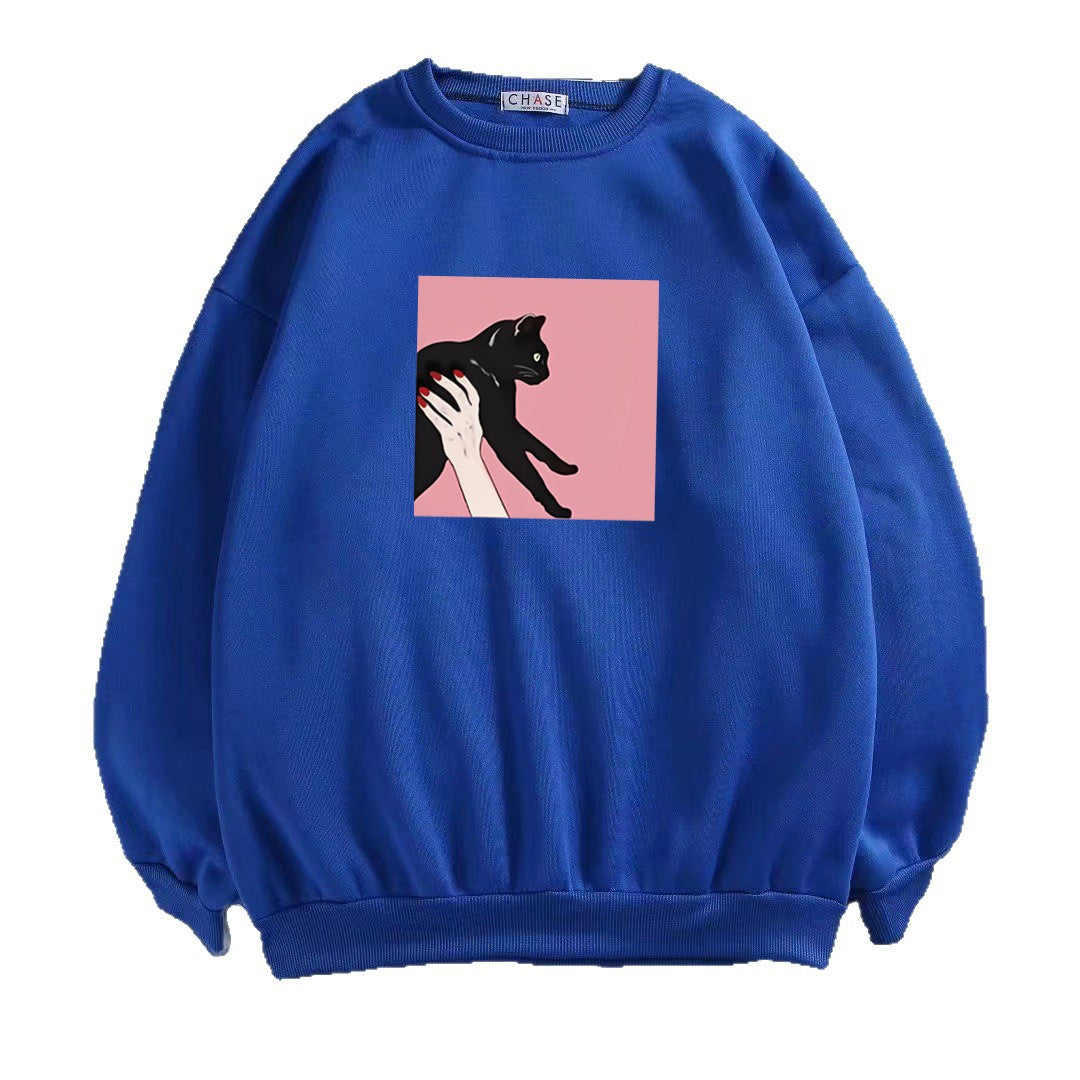 Women's casual sweatshirt with creative animal design Lisslune