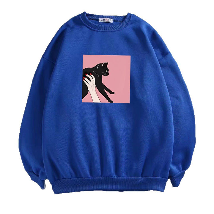 Women's casual sweatshirt with creative animal design Lisslune