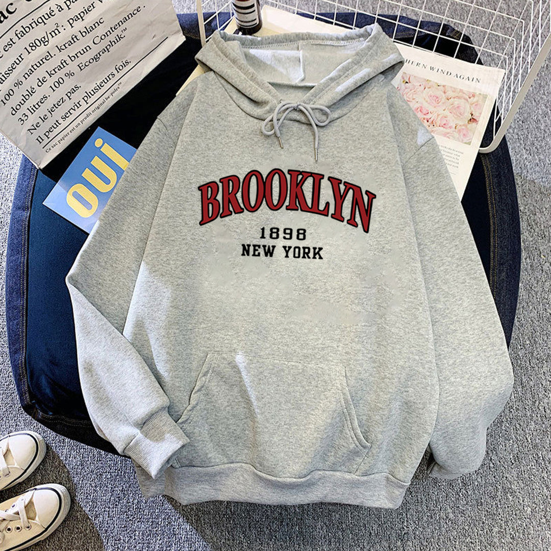 Women's hoodie with urban Brooklyn design Lisslune