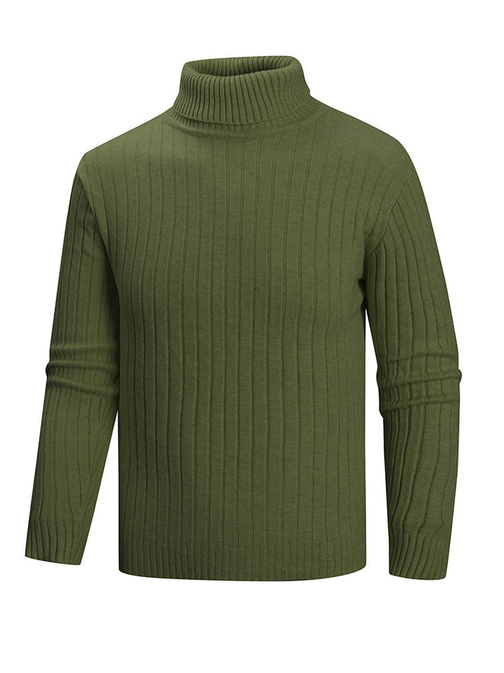 Men's Turtleneck Sweater made of high-quality fine knit Lisslune