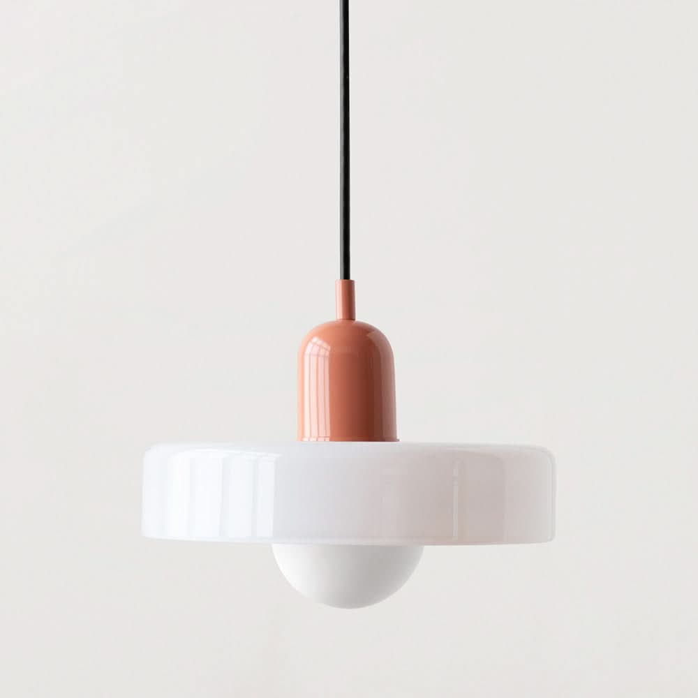 Lisslune | Bauhaus Colored Glass Pendant Light