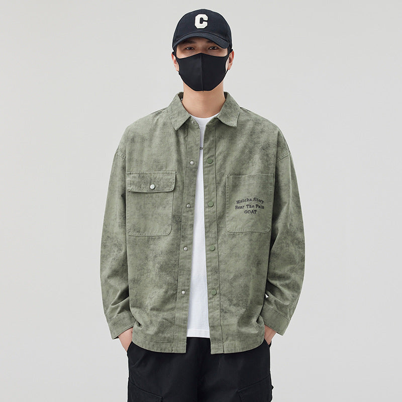 Men's Oversized Shirt Jacket Lisslune