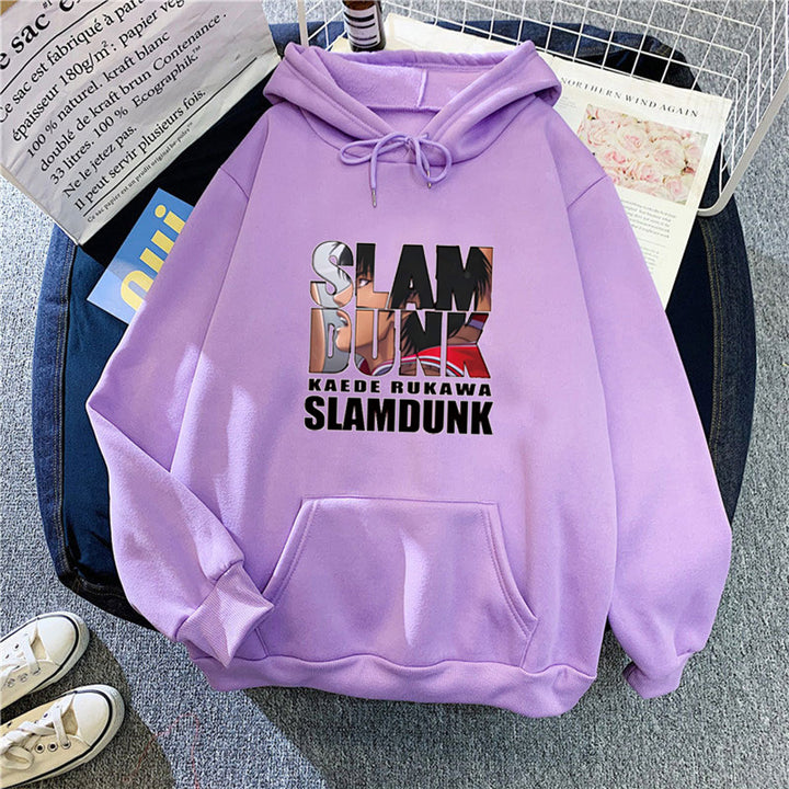 Women's hoodie with creative Slam Dunk design Lisslune