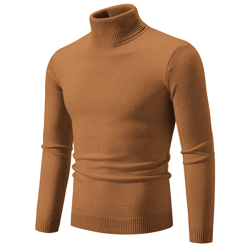 Men's elegant turtleneck sweater made of fine cotton Lisslune