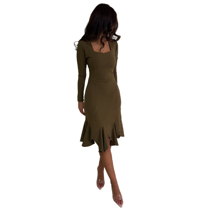 Women's dress with sophisticated cut Lisslune