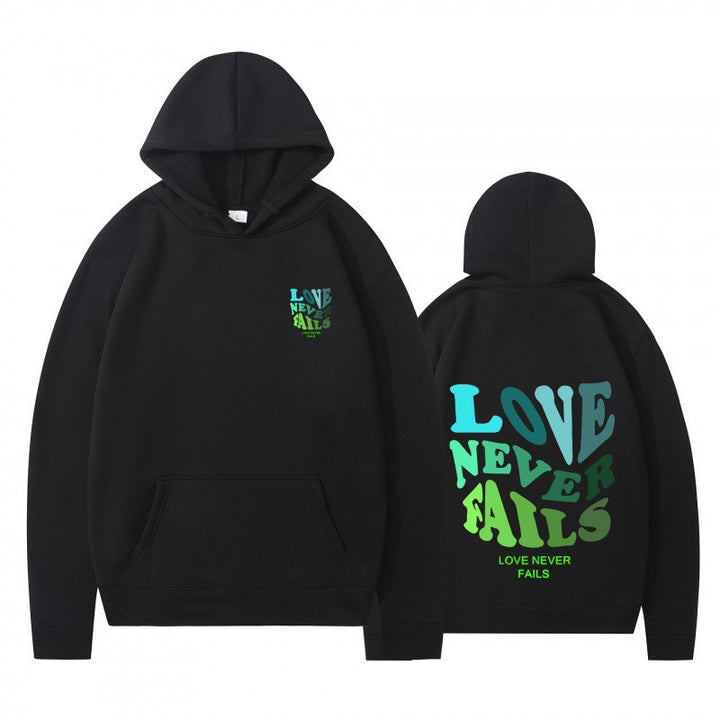 Women’s hoodie with inspiring lettering and casual fit Lisslune