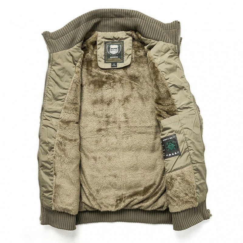 Men's Quilted Vest with Fleece Lining Lisslune
