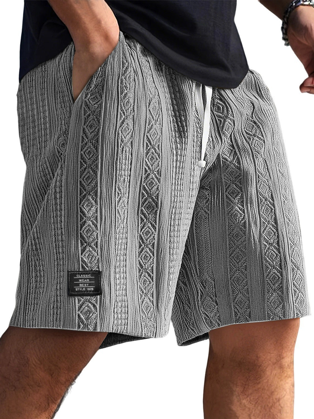 Men's Stylish Leisure Pants in Casual Knit Design Lisslune
