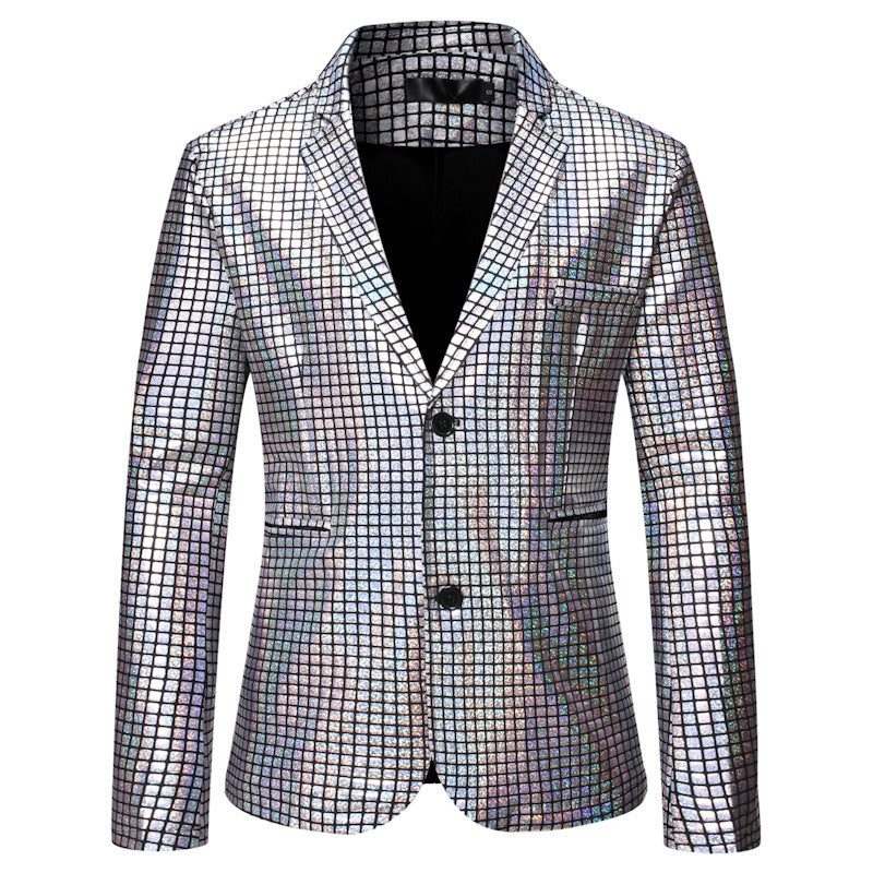 Men's extravagant sequin jacket in modern design Lisslune
