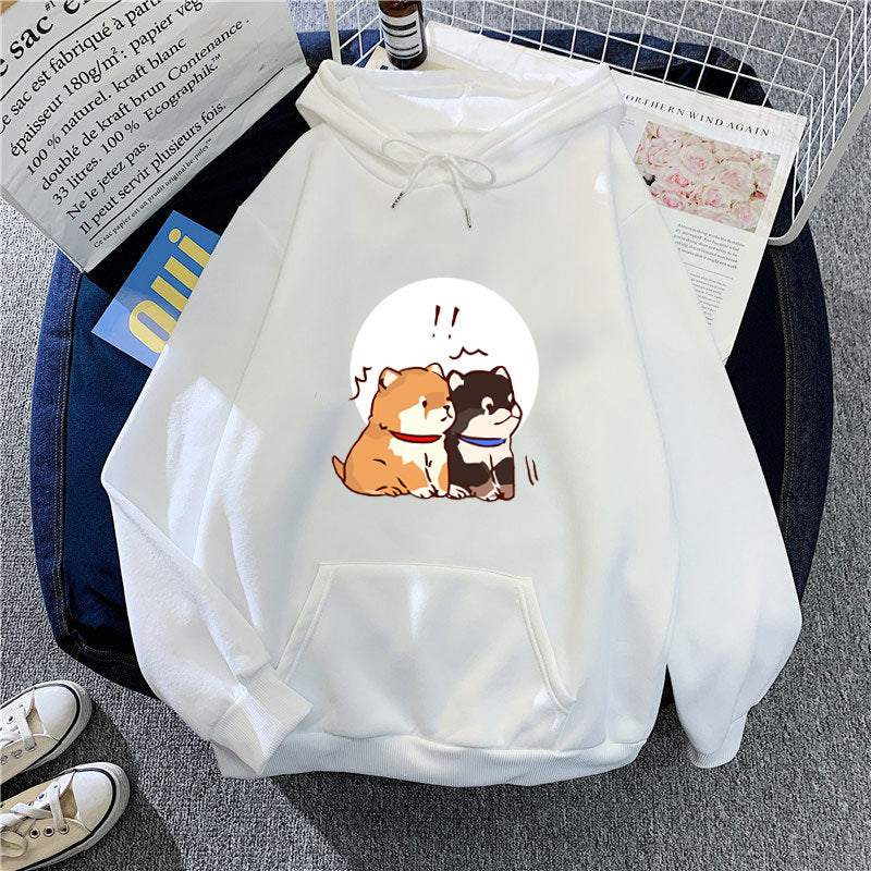 Women's hoodie with cute dog design Lisslune