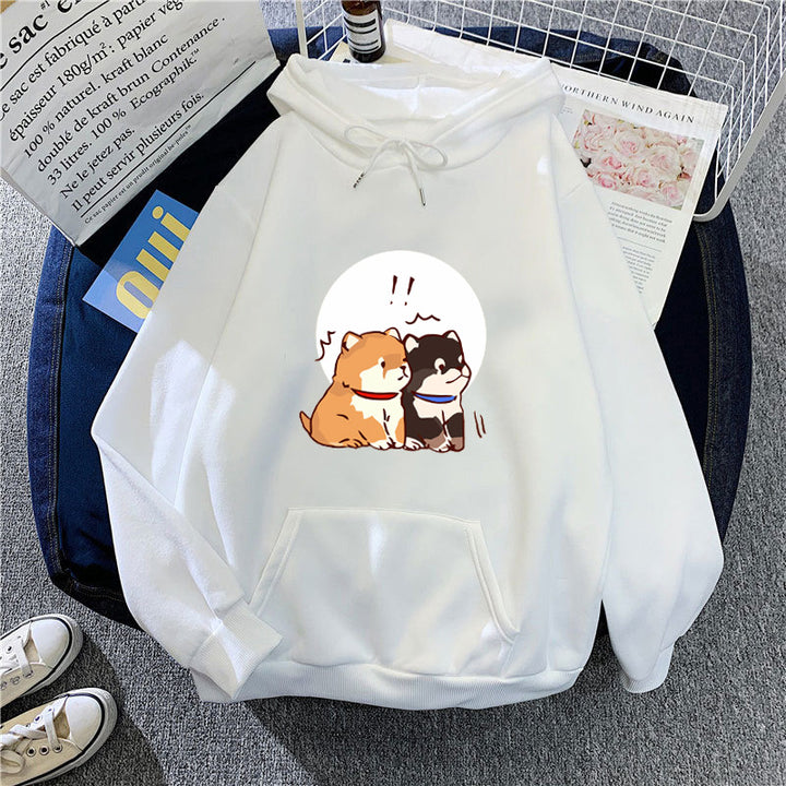 Women's hoodie with cute dog design Lisslune