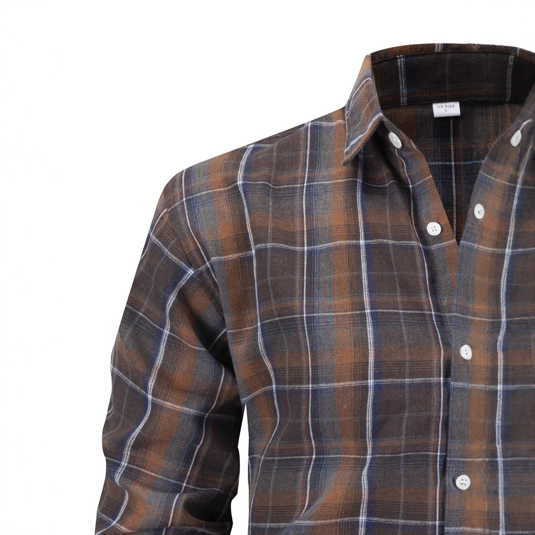 Men's checked shirt Lisslune