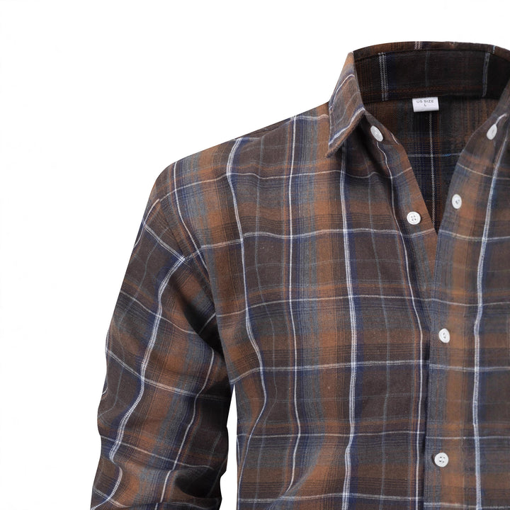 Men's checked shirt Lisslune