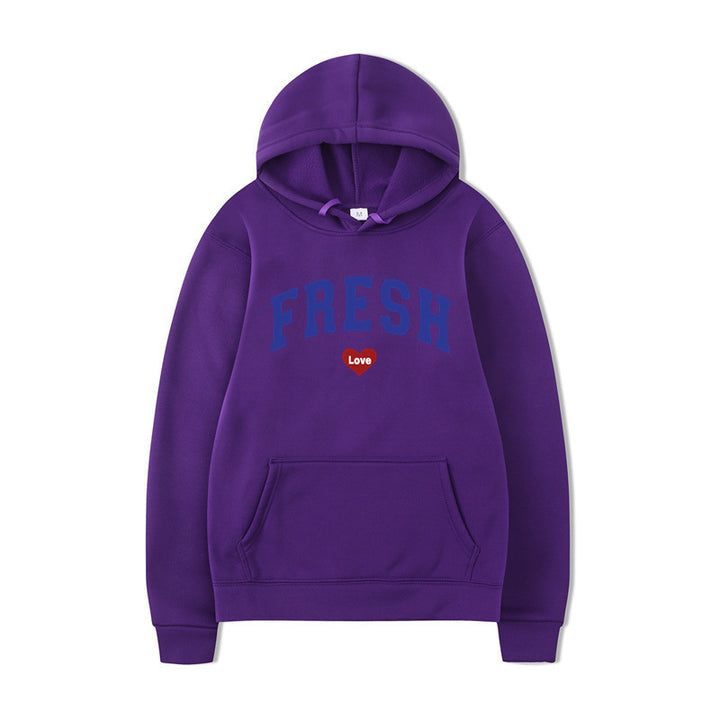 Women's hoodie with playful lettering and soft inner fleece Lisslune