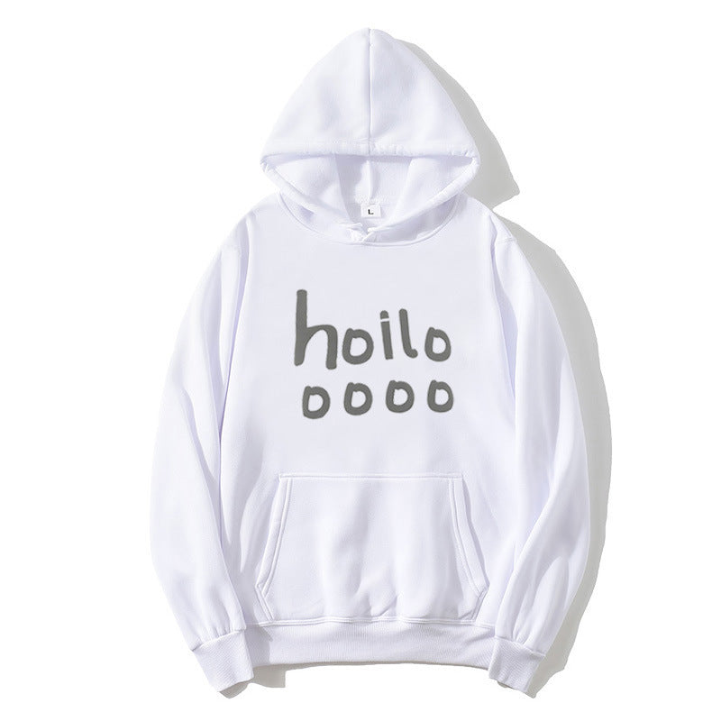 Women's hoodie with loose fit and creative print Lisslune