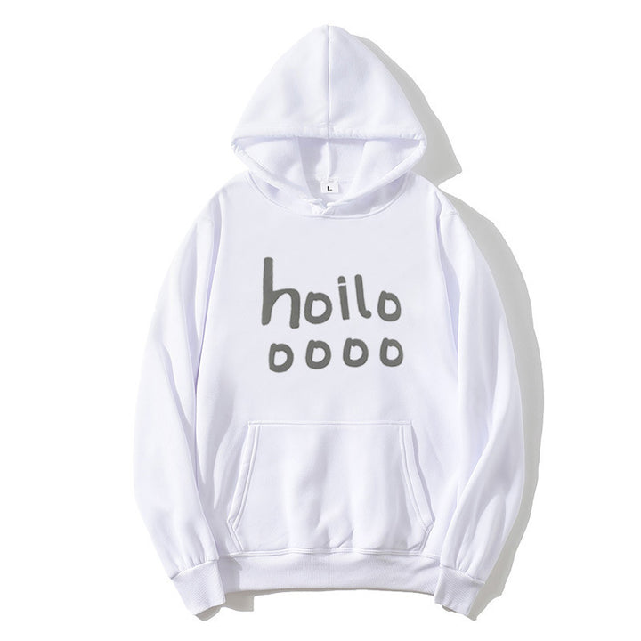 Women's hoodie with loose fit and creative print Lisslune