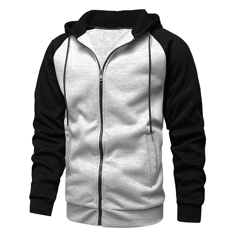Men's casual hoodie with contrasting sleeves Lisslune