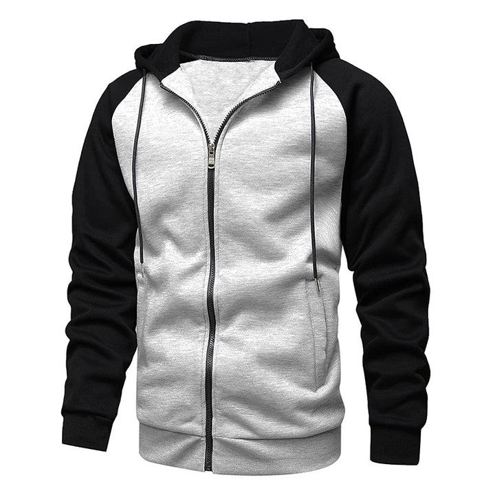 Men's casual hoodie with contrasting sleeves Lisslune