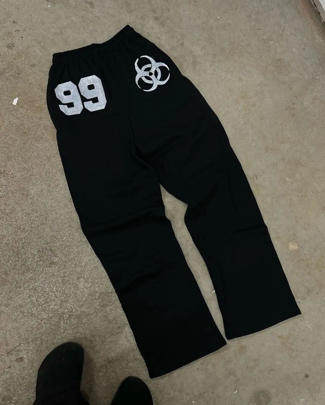 Women's sweatpants with urban biohazard design and comfortable fit Lisslune