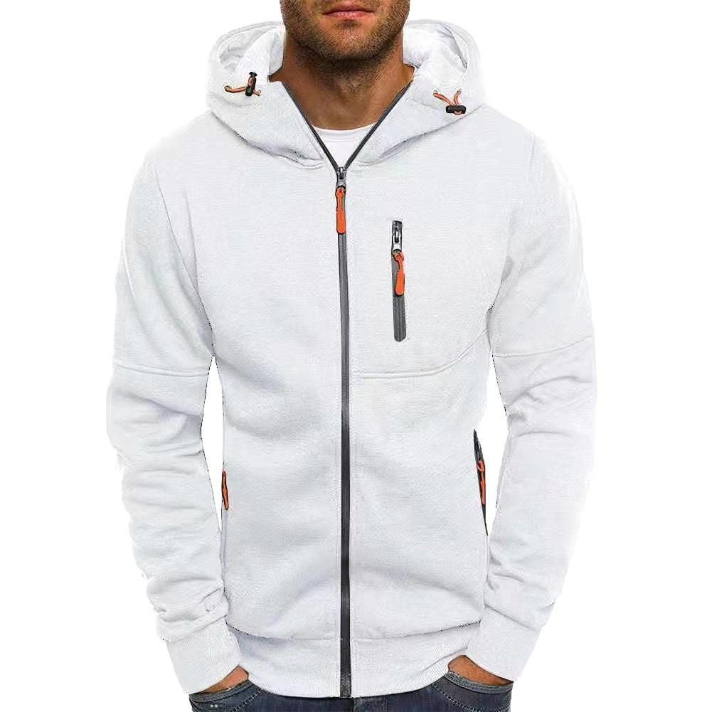 Men's sporty hooded jacket with practical zip pockets and breathable inserts Lisslune
