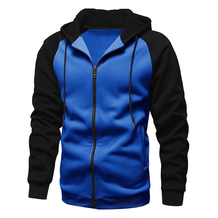 Men's casual hoodie with contrasting sleeves Lisslune