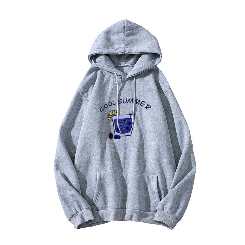 Women's hoodie with cheerful summer motif Lisslune