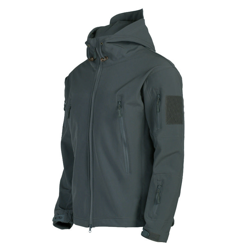 Men's weatherproof functional jacket with multifunctional pockets Lisslune
