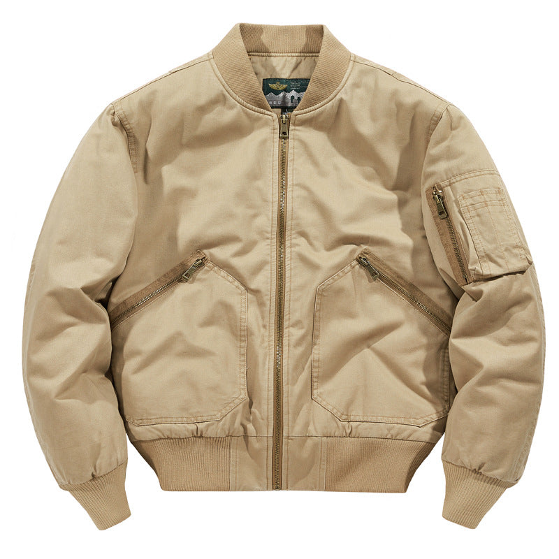 Men's Technical Bomber Jacket with Insulating Lining Lisslune