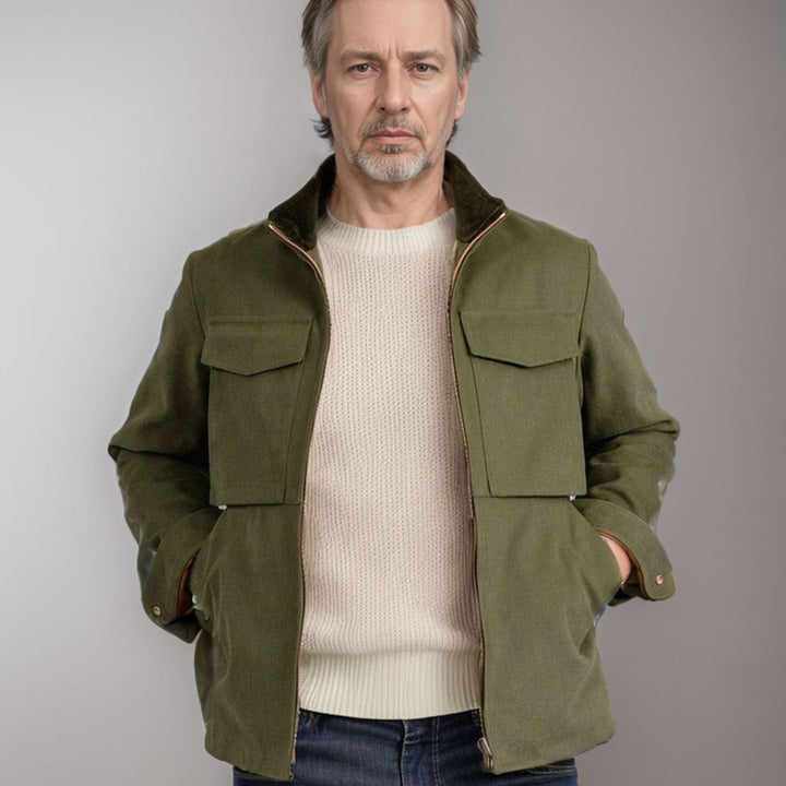 Men's stylish functional jacket in modern design with generous pockets Lisslune