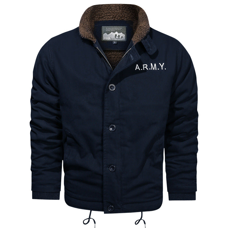 Men's Military-Inspired Jacket Lisslune