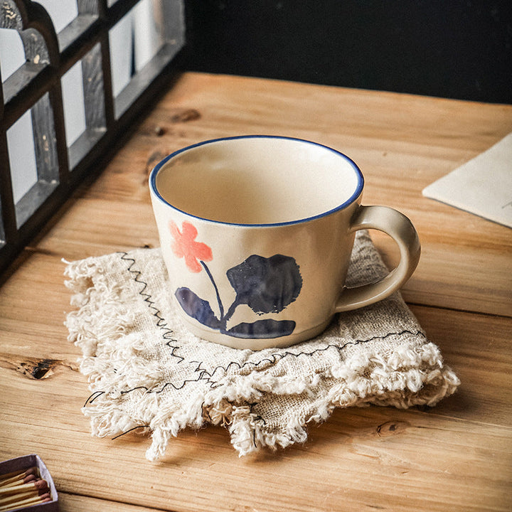 Lisslune | Hand-painted flower mug